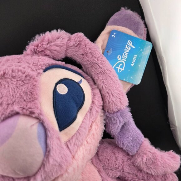 Disney Angel Plush Lilo & Stitch Pink Stuffed Toy 11" NWT Soft Cute Gift - Picture 3 of 10
